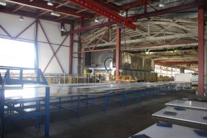 Линия заливки сендвич панелей