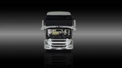 Максимальная мощность 508 л.с/2500об/мин Расход топлива 178 (г/кВтч) Конструкция на 200 кг легче Тормозная мощность 603 кВт Долговечность от 1,0 до 1,6 миллиона километров Плавность Защита переключения передач с электронным управлением Передаточные числа 14.43, 11.05, 8.44, 6.46, 4.95, 3.79,2.91, 2.23, 1.70, 1.30, 1.00, 0.77, 16.927R1, 12.95R2 Долговечность от 1,0 до 1,6 млн/км Эффективность Передачи увеличена на 5% Обслуживание Техническое обслуживание интегрированного средней и задней оси